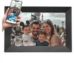 Denver PFF-1024 10,1&prime;&prime; Frameo WLAN Bilderrahmen mit IPS & App - Schwarz