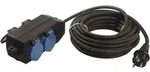AS-Schwabe 4-fach-Verteilersteckdose, 10m H07RN-F 3G1,5 , 230V/16A