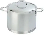 Demeyere Atlantis Cooking POT HIGH 41395 Kochtopf inkl. Deckel, Edelstahl, 20 cm