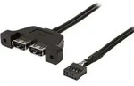 Asrock Deskmini 2xusb2.0 Usb-a-kabel One Size - Schwarz