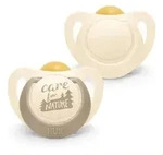 Nuk 10.171.001 FOR Nature 0-6M Latex-Schnuller, BPA-frei - Beige