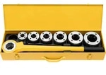 Rems Hand-Gewindeschneidkluppe eva Set R 1/2 -3/4 -1- 1 1/4-1 1/2-2, im