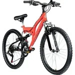 Galano FS180 Jugendfahrrad 24 Zoll Mountainbike ab 8 Jahre 130 - 145 cm 21...
