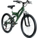 Galano FS180 Jugendfahrrad 24 Zoll Mountainbike ab 8 Jahre 130 - 145 cm 21...