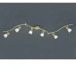 TRIO LED-Schiene LEVISTO 8710106086xE14/6W 3000K/6x470Lm L.max.180cm - Gold