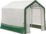 ShelterLogic Foliengew&auml;chshaus Wei&szlig;/Gr&uuml;n 240x180x200 cm
