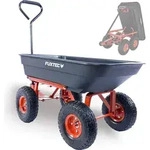FUXTEC Kippwagen f&uuml;r 300kg Zuladung | Gartenkarre bis 150 kg Kipp-Zuladung 