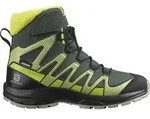 Schuhe Salomon Xa Pro V8 Winter Cswp L41433500 - Schwarz/Gr&uuml;n - 33