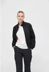 Urban Classics Damen-Bomber Uniwity schwarz XXL - Schwarz - XXL