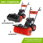BRAST 2in1 Benzin Kehrmaschine 2100
