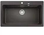 Sp&uuml;le Blanco NAYA XL 9 860 x 510 mm felsgrau 521813 - Grau