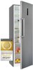 Exquisit Kühlschrank KS360-V-HE-040E inoxlook | 359 l Nutzinhalt | Edelstahloptik