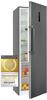 Exquisit Kühlschrank KS360-V-HE-040E inoxlook-az | 359 l Nutzinhalt | Edelstahloptik