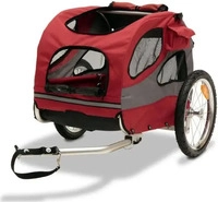 PetSafe 444459, PetSafe Fahrradanh&auml;nger f&uuml;r Hunde Happy Ride M Rot
