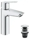 Grohe Quickfix Start Bathroom Tap, Single-Lever Washbasin Mixer, DN 15, M-Size,