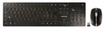 CHERRY DW 9100 SLIM, Kabellos, RF Wireless + Bluetooth, QWERTZ, Schwarz, Maus