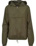 Urban Classics Windbreaker Damen Ladies Basic Windrunner oliv XS - Gr&uuml;n - XS