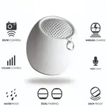 Boompods Zero, 3 cm, 3 W, Kabellos, Tragbarer Mono-Lautsprecher, Wei&szlig;, IPX6 -...