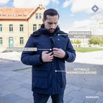 H&ouml;henhorn Mangard Herren Winter Jacke Dunkelblau Gr. XXL - Dunkelblau - XXL