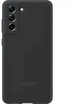 Samsung Silicone Cover Galaxy S21 FE grau - Schwarz