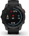 Garmin epix (Gen 2), 3,3 cm (1.3"), AMOLED, Touchscreen, 32 GB, GPS, 70 g - Schwarz