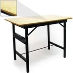 Wiltec Werkbank 100 x 60 x 76 cm klappbar, Werktisch faltbar, linierter...