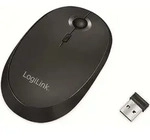 LogiLink ID0204, Beidh&auml;ndig, RF Wireless + Bluetooth, 1600 DPI, Schwarz - Schwarz