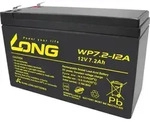 KUNG LONG Blei-Akkumulator WP7.2-12A-M/F2, 12 V- / 7,2 Ah - Schwarz