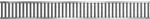 ACO Self Stegrost Standardline Stahl 1 m silber