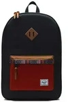 Herschel Heritage Uni Rucksack Black/Saddle/Ketchup, 10007-04968 - Gr. One Size -