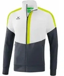 erima Squad Worker Jacke XXL wei&szlig;/slate grey/bio lime - Wei&szlig; - XXL