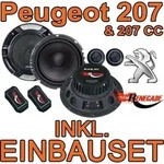 Renegade RX 6.2c - 16,5cm Komponenten-System f&uuml;r Peugeot 207 - justSOUND