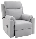 HOMCOM Elektrischer Aufstehsessel Sessel mit Aufstehhilfe f&uuml;r Senior Grau -...