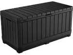 Keter Garten-Aufbewahrungsbox Kentwood 350 L Anthrazit Ecom - Grau