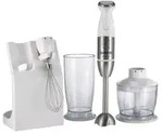 Gorenje Stabmixer HBC806QW, Handmixer, 0,5 l, Pulsfunktion, 1,3 m, 800 W, Edelstahl,