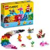 LEGO 11018 Classic Kreativer Meeresspaß, Kreativ-Set mit Bausteinen