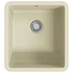 vidaXL Granitsp&uuml;le Einzelbecken Beige - Beige