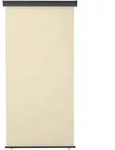 vidaXL Balkon-Seitenmarkise 125x250 cm Creme - Creme