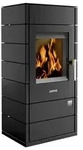 Justus | Kaminofen | Tova (W+) | 6 kW | Stahl Schwarz - Schwarz