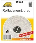 Schellenberg Rollladengurt grau Breite 23 mm - L&auml;nge 6 m - Grau