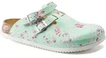 Birkenstock Kay SL BF Damen Sandale Flower Field Mint schmales Fu&szlig;bett, Gr&ouml;&szlig;e:35
