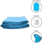 Poolinnenh&uuml;llen achtform 0,6 mm 120 cm Tiefe Keilbiese Poolfolie Ersatzfolie