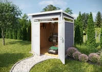 Weka Gartenhaus Limmen 265 21 mm Wandst&auml;rke mit Doppelt&uuml;r - B x T x H - 220.00 x