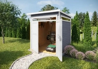 Weka Gartenhaus Limmen 265 21 mm Wandst&auml;rke mit Doppelt&uuml;r - B x T x H - 220.00 x