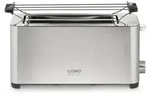 Caso Classico T4 1926 Langschlitz-Toaster, Edelstahlgeh&auml;use, Stoppfunktion,