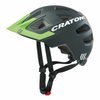 Cratoni Kinder Fahrradhelm Maxster Pro , Schwarz Neongrün, XS/S