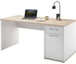 Schreibtisch - Sibiu L&auml;rche Nachbildung - 160 x 73 cm - 1 T&uuml;r - 1 Schublade