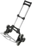 STIER Aluminium Sackkarre Treppensteiger, Tragkraft 70kg, Sackkarre klappbar,...