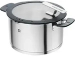 Zwilling Topf Kochtopf 20 cm mit Deckel Simplify 66873-200-0 Induktion - Silber/Grau