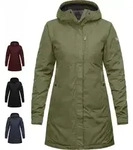 FJ&Auml;LLR&Auml;VEN Kiruna Padded Parka W Black XS - Schwarz - XS